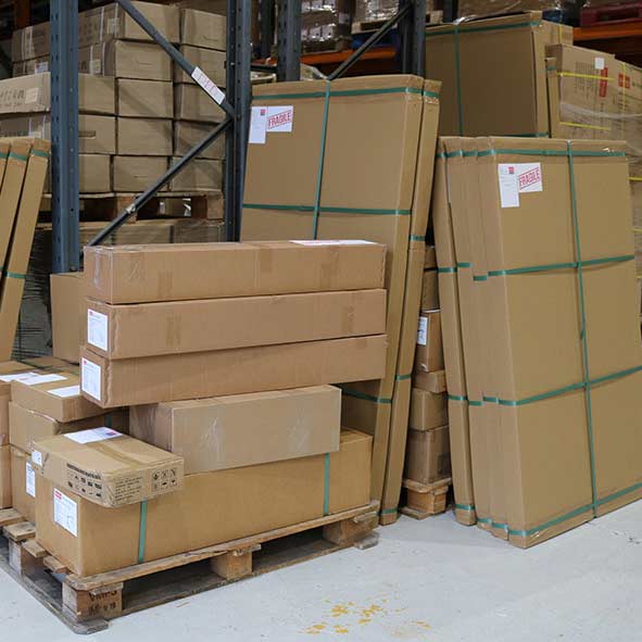 A range of Gostand standing desks for dispatch