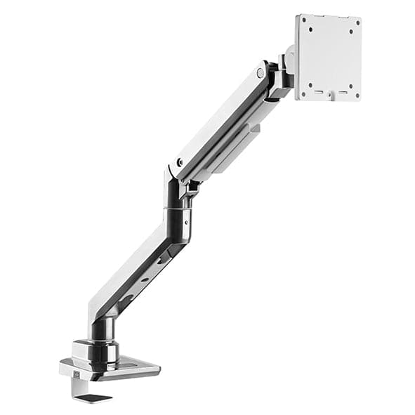 Heavy Duty 20Kg monitor arm for curved screens Polished Al SMMA1072