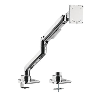 Heavy Duty 20Kg monitor arm for curved screens Polished Al SMMA1072