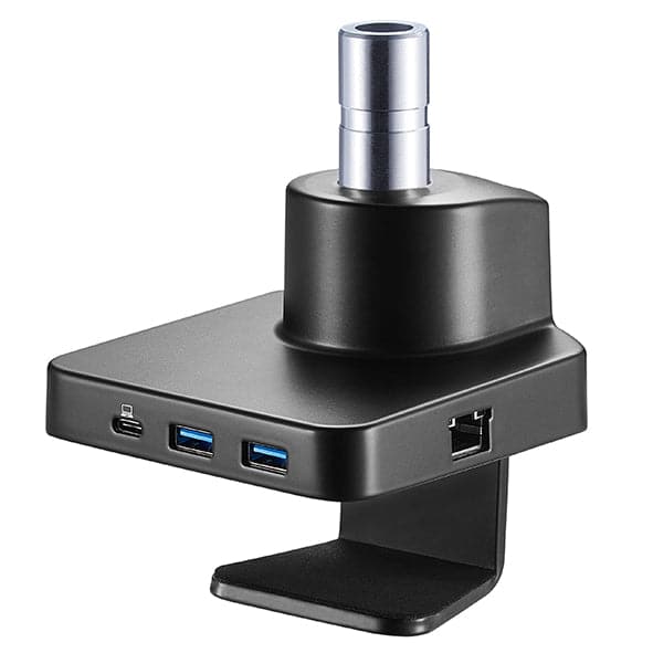 Single monitor arm 9Kg Black with optional laptop docking