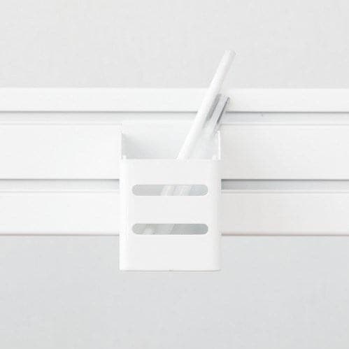 Slat wall pen holder